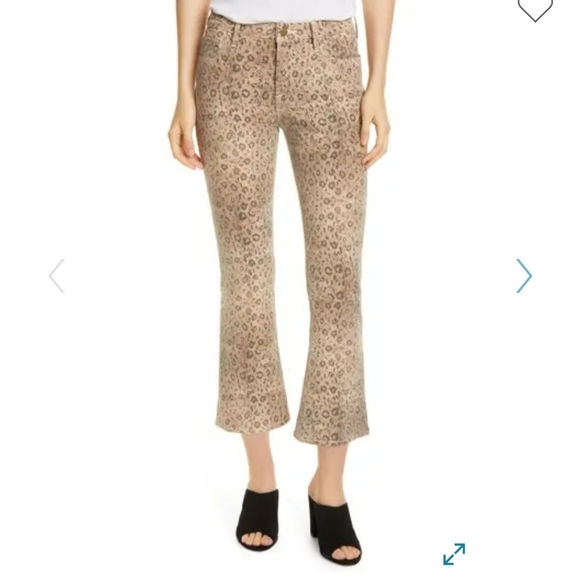 🍾🥂Host Pick🥂🍾 Frame Le Crop Snake Print Denim - Picture 9 of 10